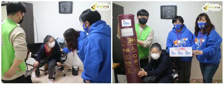 국내구호전문단체 희망조약돌, '탁벤져스'와 함께 빈곤 어르신 위한 물품 전달 국내구호전문단체 희망조약돌, '탁벤져스'와 함께 빈곤 어르신 위한 물품 전달
