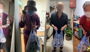 독거어르신 긴급 식료품 지원…