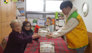 어르신 생일선물 전달♥