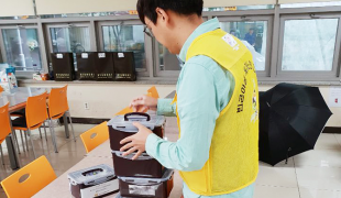 어르신들 반찬전달 봉사현장